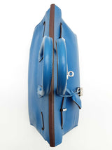 Hermes Birkin 25 Mykonos Blue Epsom Palladium Handbag Do0925lsxzxde