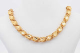 21k Yellow Gold Mirror Link Chain Necklace 18.2 Grams 20.5 Inch Eb0826lirxsa