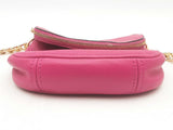 Michael Kors Bedford Flap Fuchsia Pebbled Leather Crossbody Bag Sd1125prsa