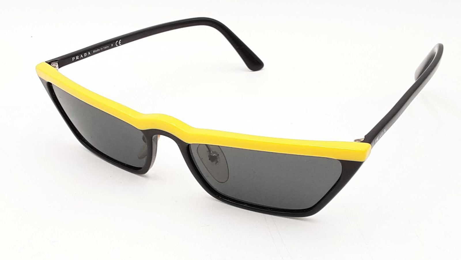 Prada Sunglasses Cat Eye Black Yellow TK Eyewear PRADA PR A05S 16O10C Black Tortoise Yellow Men main image 3