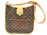Louis Vuitton Musette Perforated Brown Monogram Orange Tote Bag Do0525loxzde