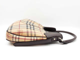 Burberry Brooklyn Hobo Bag In Haymarket Check Coated Canvas Fw0426ozxdu