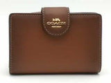 Coach Medium Corner Zip Wallet Brown Wallet Aa0626prsa
