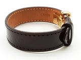 Louis Vuitton Brown Monogram Vernis Patent Leather Bracelet 6.25 In Do1025crde