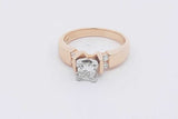 0.62cttw Diamond Ring In 14k Yellow Gold 5.6 Grams Size 6.25 Eb0525czxsa