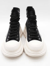 Alexander Mcqueen Crystal Embellished Tread Slick Sneakers Size 39.5 Eb0626rxde