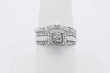 0.46cttw Diamond Wedding Set In 10k White Gold 4.4 Grams Size 7 Eb0226oorsa