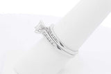 0.43cttw Diamond Wedding Set In 10k White Gold 3 Grams Size 7 Eb0226oorsa