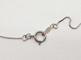 Purple Black Pearl 14k White Gold 3.5g Circle Pendant Chain 18 In Do0326oxzde