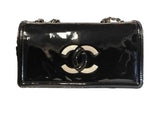 Chanel Lipstick Flap Black Patent Shw Black / Handbag Jg1025l0crmia