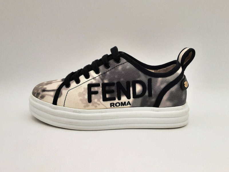 Fendi Rise Tie Dye Canvas Sneakers Size Eu 36 Us 6 Women's Fw1224lcrsa