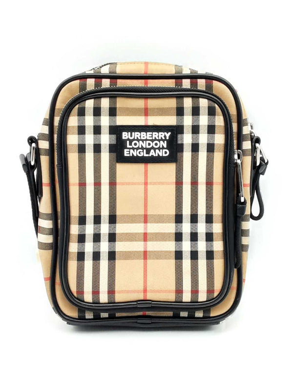 Burberry "Vintage Check" Messenger Bag In Archive Beige Fw0824crsa