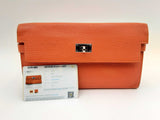 Hermes Kelly To Go Orange Wallet Fw1124pxzdu