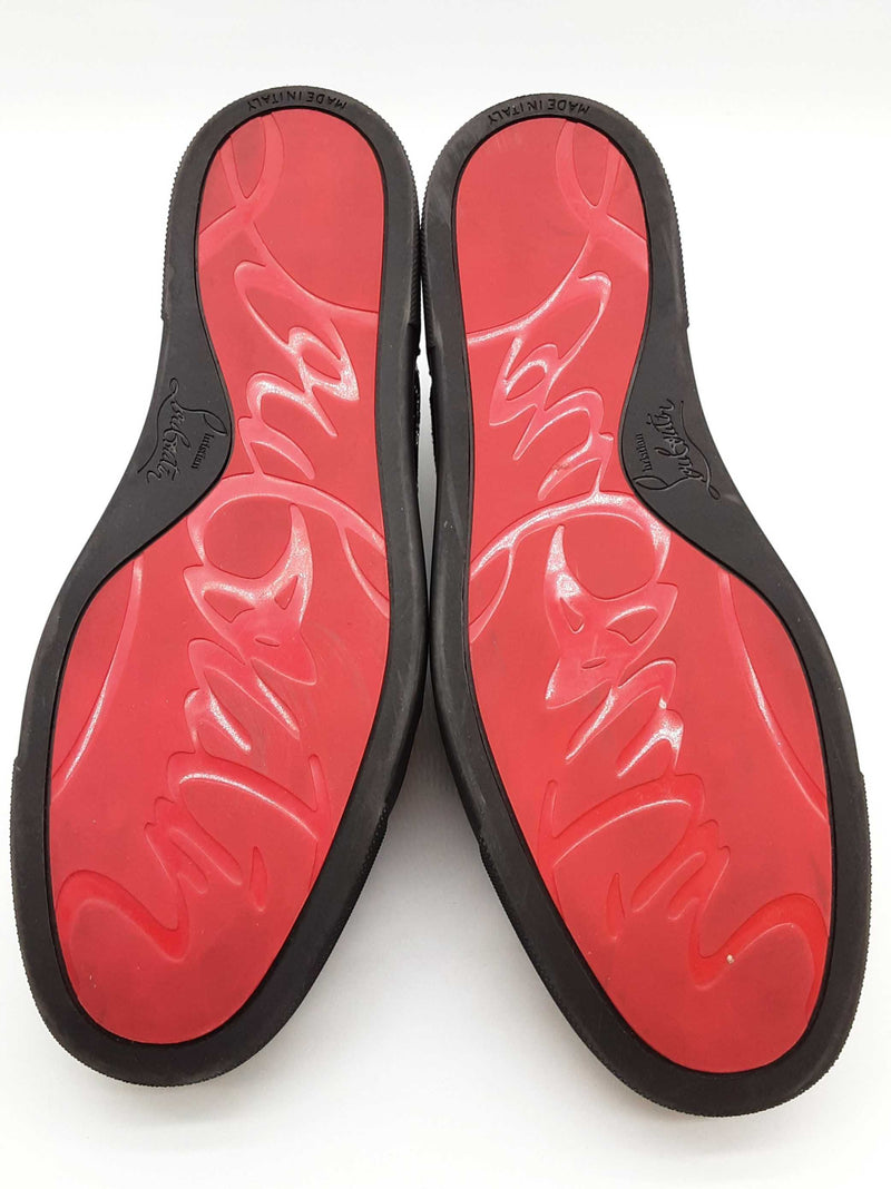 Christian Louboutin Giddy Viera Strass Black Suede Shoes Size Eu 40 Do0825oxzde