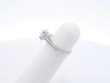 0.41 Cttw Diamond & 14k White Gold Halo Ring 2.7 Grams Size 4 Fw0625oxzdu