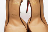 Christian Louboutin Iriza Brown Leather Pumps Size 40 Eb0626lrxde