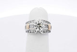 1.7cttw Diamond Ring In 14k White Gold 6.1 Grams Size 3.5 Eb0426lrxzsa