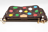 Louis Vuitton Kusama Monogram Painted Dots Multi Pochette Accessories Eb726lxxzsa
