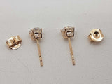 1.07 Cttw Lab Grown Diamonds 14k Yellow Gold 1.0g Stud Earrings Do0326orxde