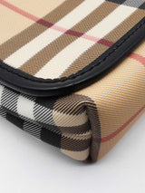 Burberry Classic Shoulder Bag In Nova Check Coated Canvas Fw1225lixdu