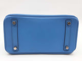 Hermes Birkin 25 Bleu Brighton Blue Swift Palladium Handbag Do1225lrrxzde