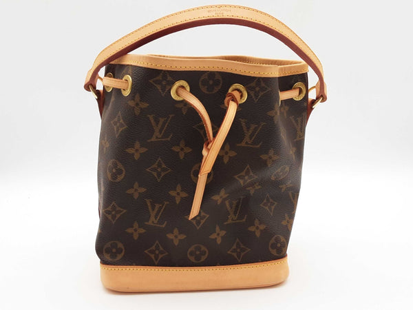 Louis Vuitton Nano Noe Brown Monogram Bucket Bag Aa0525czxde