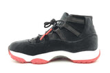 Nike Air Jordan 11 Retro Black Velvet Sneakers Size 7 Db5457-061 Eb0426lxzsa