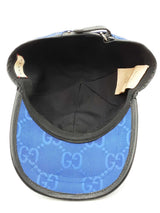 Gucci Off The Grid Blue Baseball Hat Size M 58cm Eb1125lrxdu
