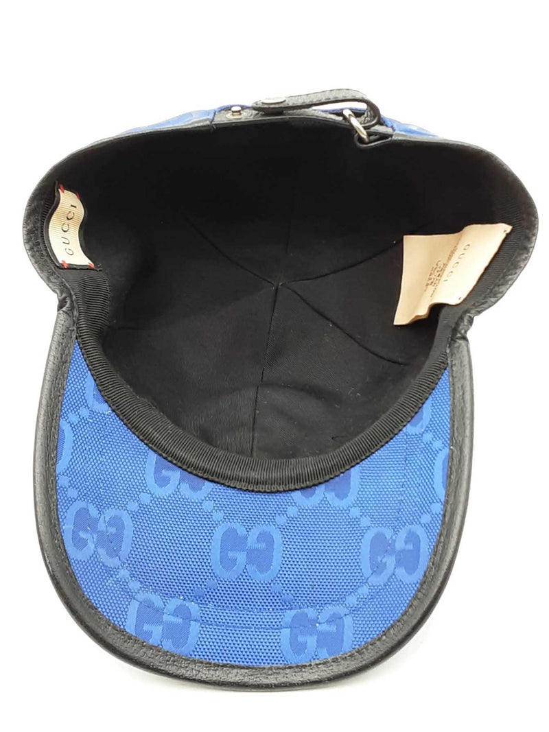 Gucci Off The Grid Blue Baseball Hat Size M 58cm Eb1125lrxdu