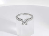 1.63 Cttw Diamond Platinum Ring .3 Grams Size 4.5 Aa0225poxzsa