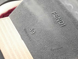 Fendi Patchwork Multicolored Shearling Shoes Size It 39 Do0925lxzde