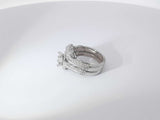 1.51ctw Diamond 14k White Gold 14k 8.5 Grams Ring Size 5 Sd0425lzrzsa