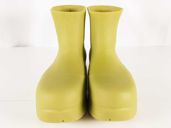 Bottega Veneta Kiwi Green Rubber Puddle Boots Size 44eu