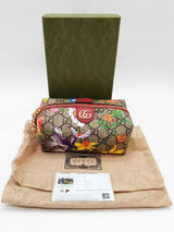 Gucci Ophidia Floral Gg Supreme Coated Canvas Cosmetic Case Do0725orxde