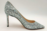 Jimmy Choo Miami Mint Glitter Romy Size 37.5 Eb0823lcrsa