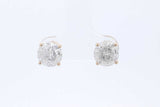 3.0cttw Diamond Stud Screwback Earrings In 18k Yellow Gold 2 Grams Eb0126lrxzde