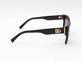 Dolce & Gabbana Dg Crossed Sunglasses In Black Acetate Fw1125crsa