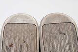Salvatore Ferragamo Black Leather & Suede Sneakers Size 8 Eb0325lorsa