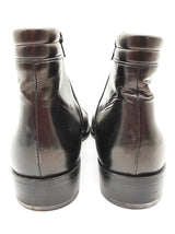 Stamati Mastroianni Black Leather Ankle Boots Size 10.5m Womens Do0925orxde