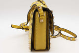 Valentino Garavani Yellow Lime Green Leather Rockstud Crossbody Bag Eb0826lrxde