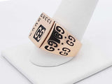 18k Yellow Gold 13.6 Grams Fancy Ring Size 9.5 Aa0526lzxzsa