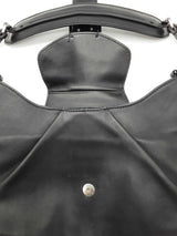 Christian Dior John Galliano Street Chic Black Leather Shoulder Bag Do0525orxde