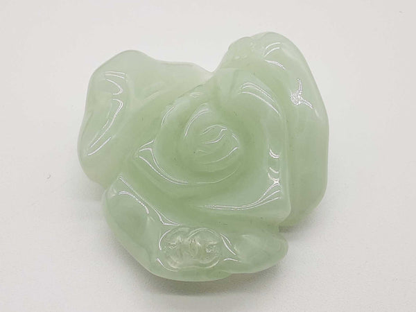 Chanel Camellia Jade Green Colored Resin Brooch Do1025orxde