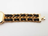 Chanel 1986 20mm Premiere Octagonal Black Dial Chain Quartz Watch Do1125orxde