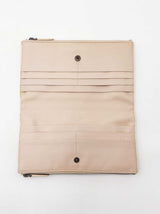 Bottega Veneta Duo Clutch In Lime Green & Beige Intrecciato Leather Fw0926lcrdu