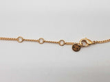 Fendi Filo Goldtone Metal Pendant Chain 17.5 In Do1225lxzde
