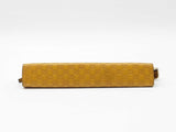 Gucci Microguccissima Pencil Pouch In Lime Yellow Leather Fw1026rzdu