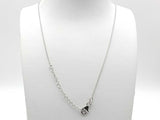 0.45 Dwt Lab Diamond Pendant Chain Sterling Sliver Mk1225rzmia