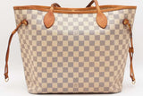 Louis Vuitton Damier Azur Neverfull & Pochette Eb0925ixzdu