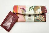 Salvatore Ferragamo Floral Exotic Gancini Color Block Wallet Lh1024orxde